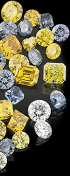 D.NEA Colored Diamonds Grouping of colored D.NEA Diamonds