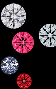 Eight Star Diamonds Grouping of Eight Star Diamonds