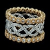 Large Fashion Gold Diamond Ring