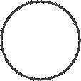 white faded circle