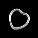 Hearts for Her Keychain 01SS6: Dorfman's Heart Split Ring. Hearts for Her Keychain 01SS6 jewelry