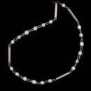 Michael Beaudry platinum and diamond necklace 16" long. Call for price and availability.