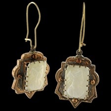 Estate Jewelry Victorian gold cameo earrings