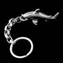 Kieselstein-Cord Keychain 04E6: Kieselstein-Cord sterling silver great white key chain. Kieselstein-Cord Keychain 04E6 jewelry