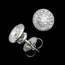 Ritani Earring 04QQ2: Ritani's classic set of platinum diamond earrings from the Endless Love collection. The earrings are set with .49ct of center diamonds and .14ct of micro pave diamonds. Ritani Earring 04QQ2 jewelry