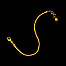 Gurhan Bracelet 06GG4: Gurhan 24-karat gold thin Vertigo bracelet. Lobster clasp with diamond extension chain. Bracelet measures 3.5mm in width and can be lengthened to 8 3/4 inches. Made in most sizes. Gurhan Bracelet 06GG4 jewelry