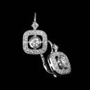 Amazingly gorgeous 18kt white gold Beverley K earrings shimmering with nearly a carat in brilliant diamonds (.89ctw).
