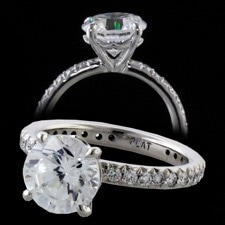 Estate Jewelry Platinum Diamond Ring Mounting