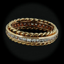 Item 094PO1 - A great 18kt gold and platinum eternity ring by Suna Brothers NYC. The ring is set with 3/4ct of single cut diamonds VVS F-G. The ring is a size 5 3/4 and is 4.8mm in width. Great piece form a high end manufacturer.