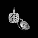 Gorgeous and glamorous 18k white gold Beverley K earrings shining with .40ctw in diamonds.