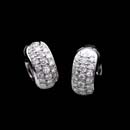 Gumuchian Earring 10J2: Classic platinum huggy's from Gumuchian, with 1.50ct of beautiful diamond. Hugs are a good thing. Gumuchian Earring 10J2 jewelry