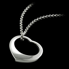 Dorfman Sterling Dorfman silver heart pendant