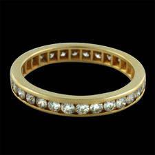Pearlman's Bridal channel set eternity band