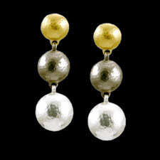 Gurhan Gurhan sterling silver and 24K gold earrings