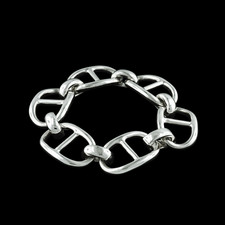 Dorfman Sterling Dorfman silver equestrian link bracelet
