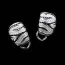 Damiani Earring 16F2: Zebra stripes: These exotic 18kt white gold Damiani earrings are striped with white and black diamonds.
Damiani Earring 16F2 jewelry