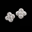 Durnell Ladies platinum 0.30ctw E-F VVS, ideal cut bezel set diamond earrings.  Also available in 0.50ctw, 0.75ctw, and larger sizes sizes. Available in 18kt white gold and VS1 clarity.  These are the very finest made of this design. Call or email for pricing.