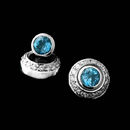 Jane Taylor Earring 18L2: 18kt white gold earrings from Jane Taylor with aquamarine and round diamond cluster jackets. Jane Taylor Earring 18L2 jewelry