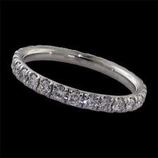 Pearlman's Bridal 18kt white gold diamond eternity ring