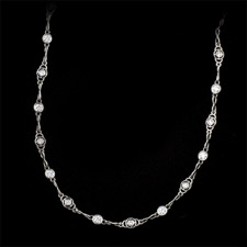 Bridget Durnell Diamond eternity necklace chain