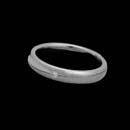 Designed by Christian Bauer, this classic  3.5mm platinum wedding band is set with one .02ct diamond. Also available in 18K white or yellow gold.