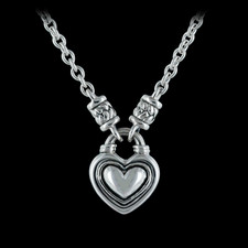 Ladies sterling silver babyheart with baby toggle necklace from Scott Kay Sterling.