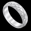 Men's 14k white gold scotch and scroll engraved wedding band with milgrain edge. This ring is 6mm in width, but is available in 4 - 9mm width.
Available in All Finger Sizes. Prices will vary based on sizes. Proudly made in America.