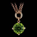 Jane Taylor Necklace 22L3: This is a simple, stylish necklace from Jane Taylor's Twinkle Twinkle collection featuring a 3.78ct peridot set in 18k rose gold. Jane Taylor Necklace 22L3 jewelry