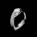 Eddie Sakamoto platinum and diamond engagement ring set with .50ctw in diamonds. No center stone is included.