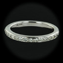 Item 288CO1 - Beautiful 18kt white gold diamond half eternity band. This band is by Honora and has a total diamond weight of .21ct.
Size 6 1/2  