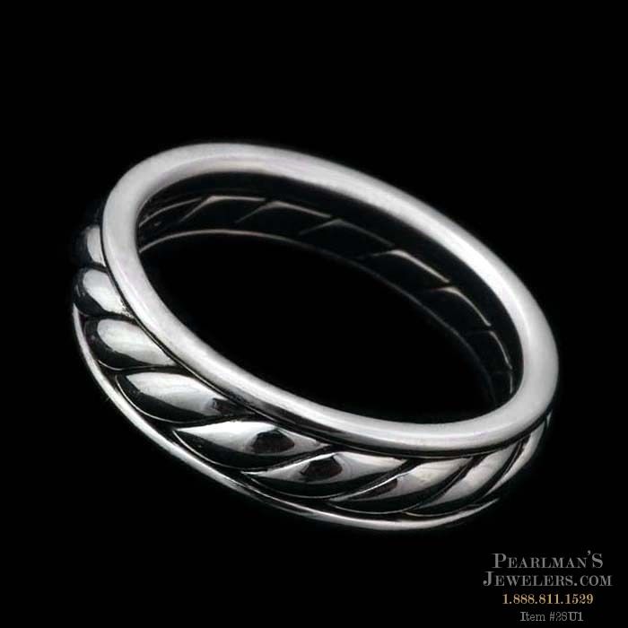 Scott Kay for Men Platinum wedding ring by Scott Kay
