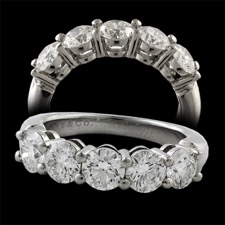 Estate Jewelry Tiffany & Co 5 stone antique wedding ring