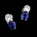 Jane Taylor Earring 33L2: From Jane Taylor's Bohemia Love collection. Elegant 18kt white gold earrings with 4.22ctw of sapphire and 1.61ctw of diamonds. These earrings can be made in a variety of sizes. Jane Taylor Earring 33L2 jewelry