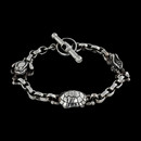 Kieselstein-Cord Bracelet 41E4: This is a gorgeous 8 1/2 inch sterling silver bracelet by Kieselstein. Kieselstein-Cord Bracelet 41E4 jewelry
