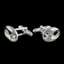 Dorfman Sterling Sterling Silve 46SS7: A stunning pair of nautical sterling silver cuff links by Dorfman with a measurement of 16mm x 12mm x 19mm. Dorfman Sterling Sterling Silve 46SS7 jewelry