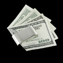 Dorfman Sterling Sterling Silve 48SS7: A unique yet perfectly designed sterling silver double sided money clip by Dorfman. It is excellent for holding money or receipts on one side and cards on the other. This piece has a length of 47mm and a width of 20mm. Dorfman Sterling Sterling Silve 48SS7 jewelry