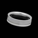 Designed by Christian Bauer, this fine heavy platinum wedding band measures 6.5mm in width.