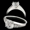 Michael Bondanza'a Platinum medium Pave Berkley engagement ring for 1.0ct to 1.25ct center diamonds. .11ct of pave.  Center diamond not included.