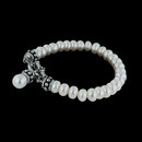 Honora Bracelet 54Z4: A stunning white pearl bracelet from Honora with sterling silver end caps and clasp. Honora Bracelet 54Z4 jewelry