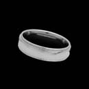 Designed by Christian Bauer, this 6mm platinum wedding band has a lovely brushed finish. Also available in 18K white or yellow gold.