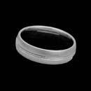 Christian Bauer's classic platinum 6mm wide  wedding band.