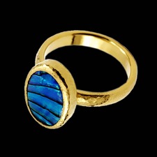 Gurhan Gold Paua shell ring