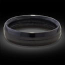 Experience the unusual in a new way with this Inner Secrets Midnight Blue. The 2-Gether Kissing Band polarium platinum wedding ring by Steven Kretchmer measures 6.0mm in width. Surely you have to agree that this is one of the most unusual wedding rings out there today. Each half is opposite as to  magnetic polarity causing the rings to attract the other half.   