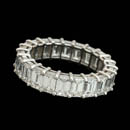 Gorgeous platinum diamond eternity ring set with 22 emerald cut diamonds weighing 5.80ct.  VS G-H plus. This can be made to most sizes.