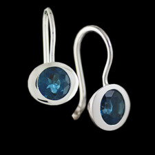 Bastian Inverun blue topaz Sterling Silver earrings