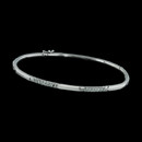 From the Michael B Princess Collection. This platinum bracelet contains .52ctw of pave set diamonds. This handmade bracelet can be made in the lace collection style as well as the three sided pave design. Prices on request.