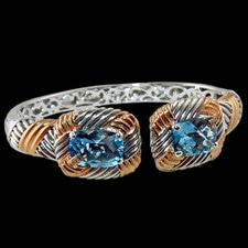 Bellarri Blue topaz sterling silver bracelet