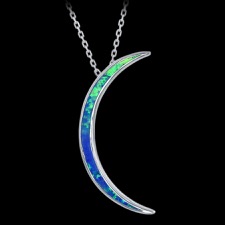 Classics of New York Sterling Silver Opal Moon