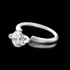 Whitney Boin U mount platinum engagement ring