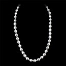 A classic 33'' solid and heavy bead necklace. The beads taper from 5mm to 10mm. Circa 1960's.  You'll like this one for most of these were hollow. This is nice!